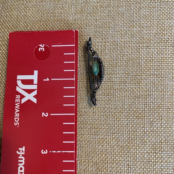 Old Pawn turquoise brooch - Picture 3 of 7
